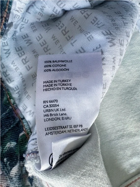 Free People We The Free Tennessee Low-Rise Illusions Jeans | 25 NWT - Picture 10 of 13